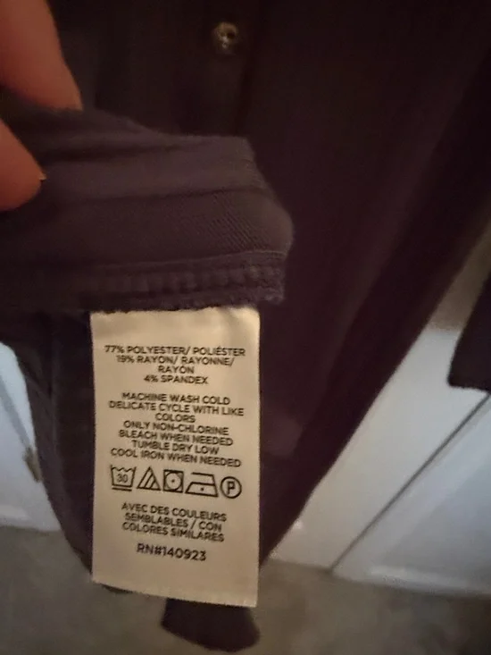 LOFT Ribbed Button-Front Dress - Picture 4 of 4